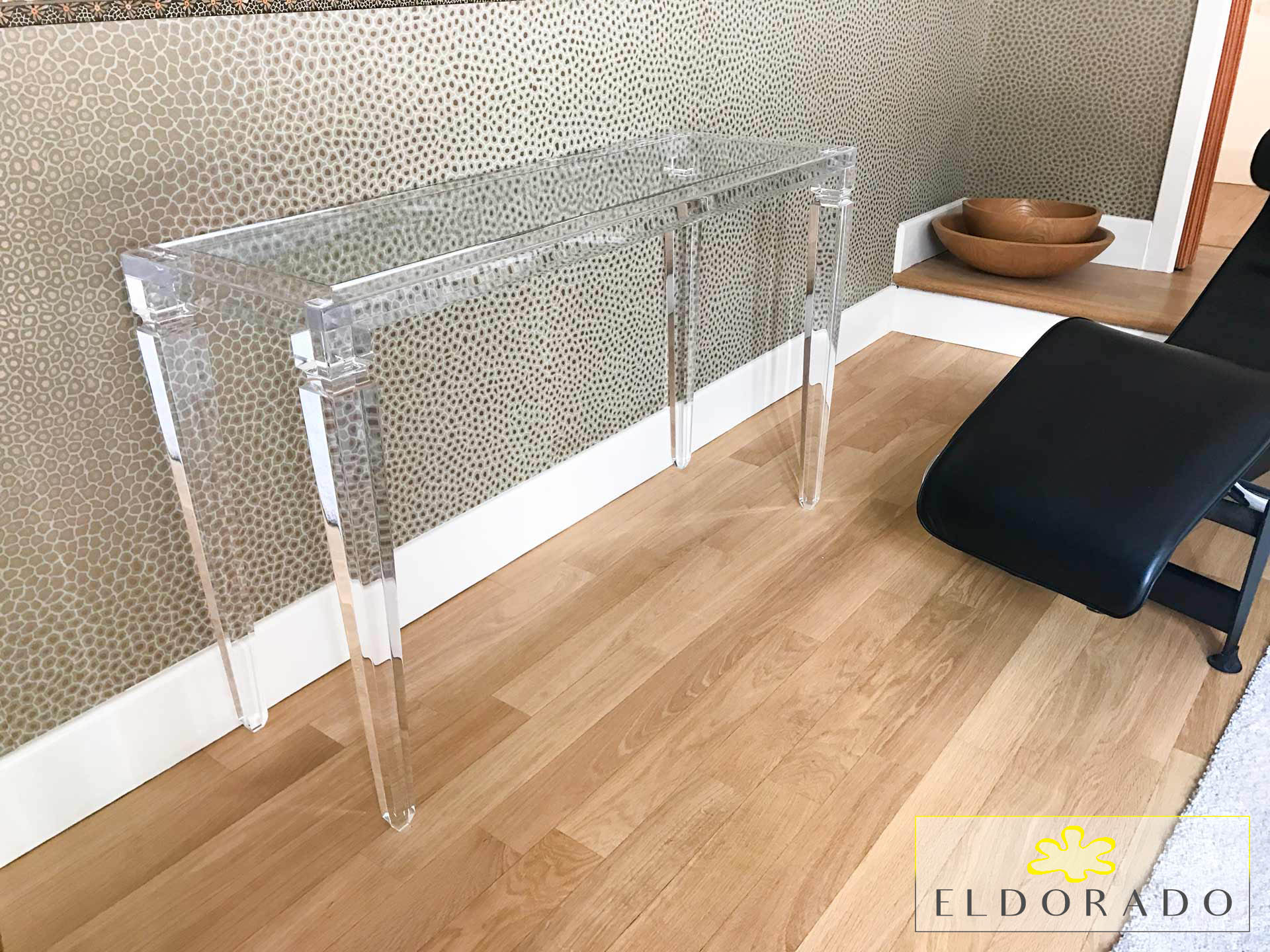 Consolle plexiglass LV1 cm 120 x 40 h.75